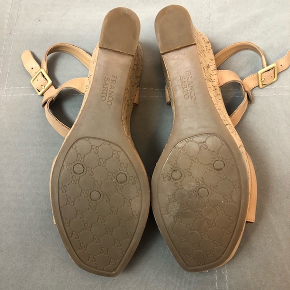 Franco Sarto Cork wedge sandals - Picture 8 of 8